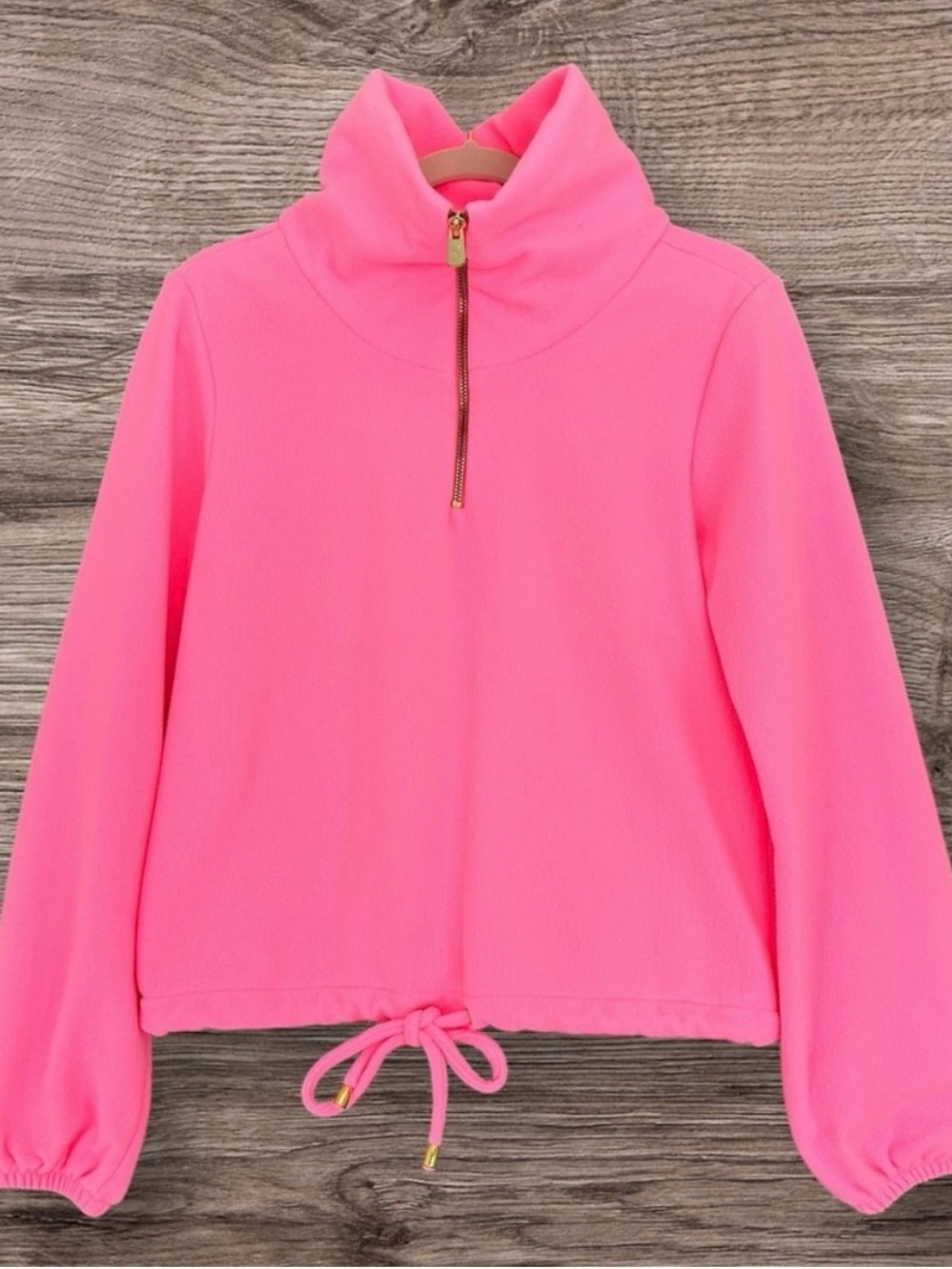 Dudley Stephens Boardwalk Pullover Cotton Candy Terry Fleece XS EEUC